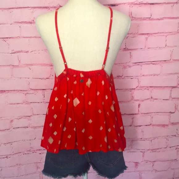 Billabong Red Flowy Halter - Picture 5 of 10